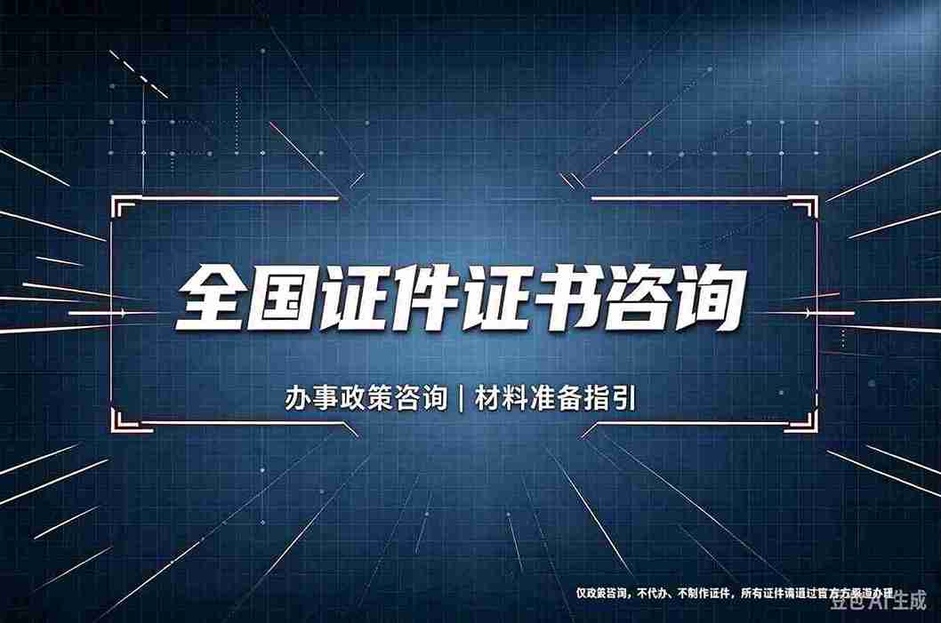 专业制作资格证指南：从业者必知的5个实操问题